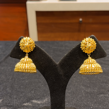 RS BROTHERS 12.164gms EARRINGS 22K Yellow Gold