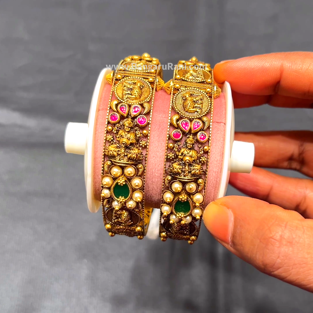 Anu Jewellers 38.577gms BANGLES 22K Yellow Gold