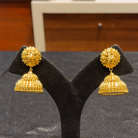 RS BROTHERS 12.164gms EARRINGS 22K Yellow Gold