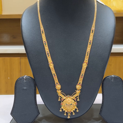 MUKUNDA JEWELLERS 25.225gms NECKLACE 22K Nakshi