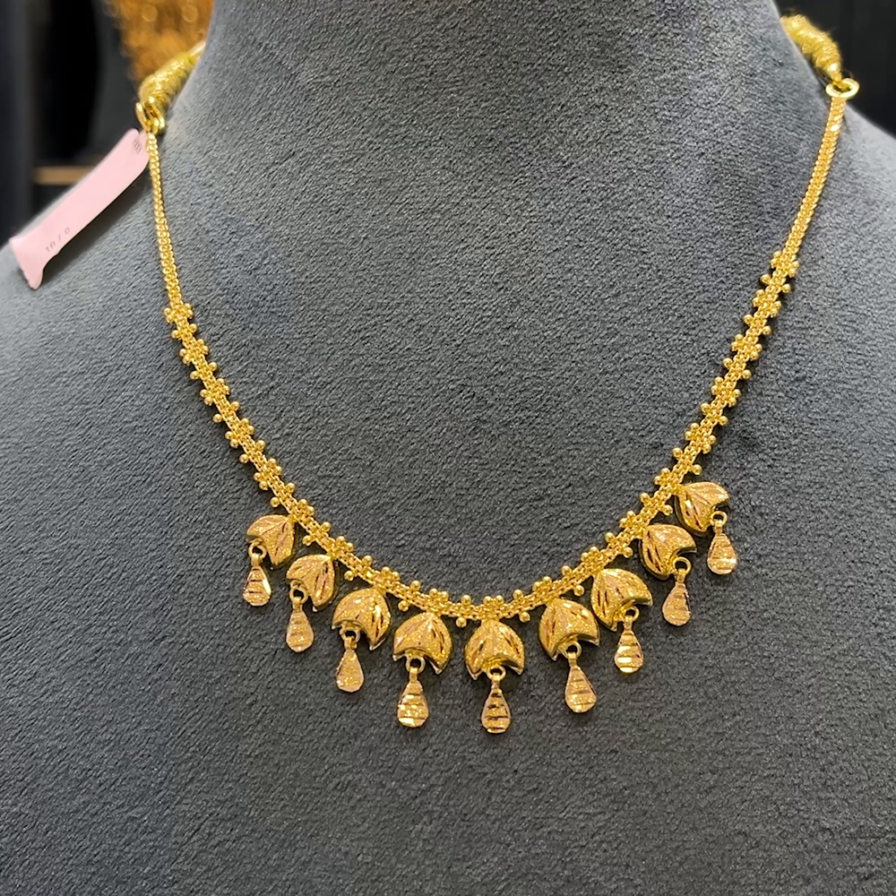 Kriya Jewellers 8.772gms NECKLACE 22K Yellow Gold