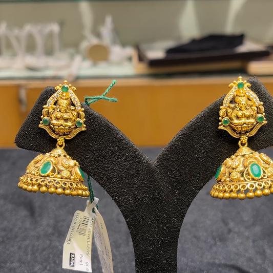 Anu Jewellers 20.853gms EARRINGS 22K Yellow Gold