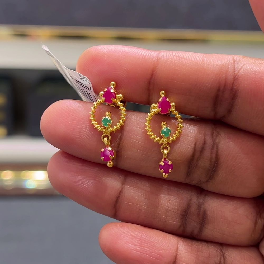 [make to order] 2.414gms EARRINGS 22K