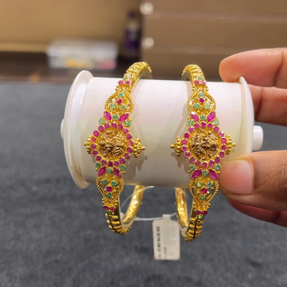 CHANDANA Brothers 38.92gms BANGLES 22K Yellow Gold