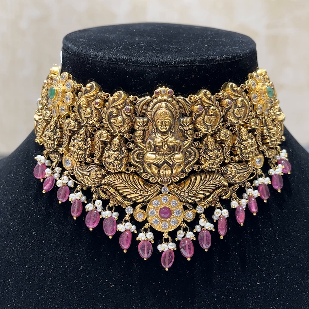 MUKUNDA JEWELLERS 42.99gms CHOKER 22K Yellow Gold