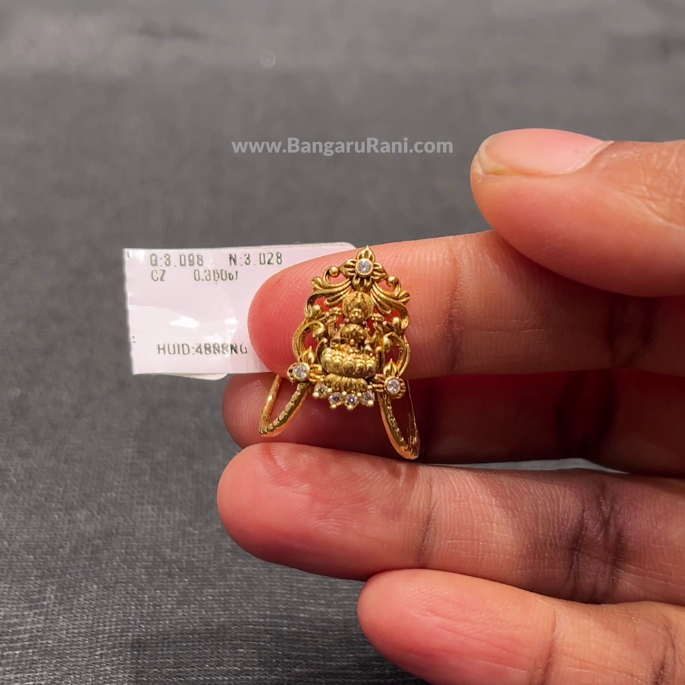 Anu Jewellers 3.028gms Ring 22K Yellow Gold
