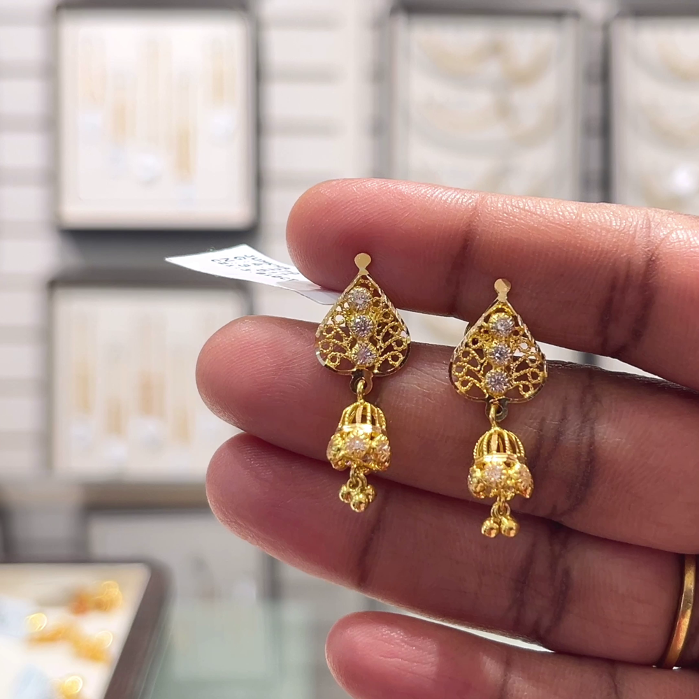 [make to order] 3.517gms EARRINGS 22K