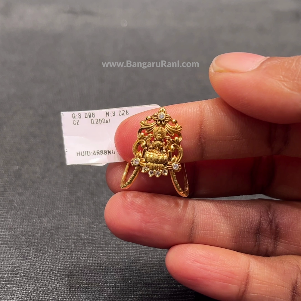 Anu Jewellers 3.028gms Ring 22K Yellow Gold