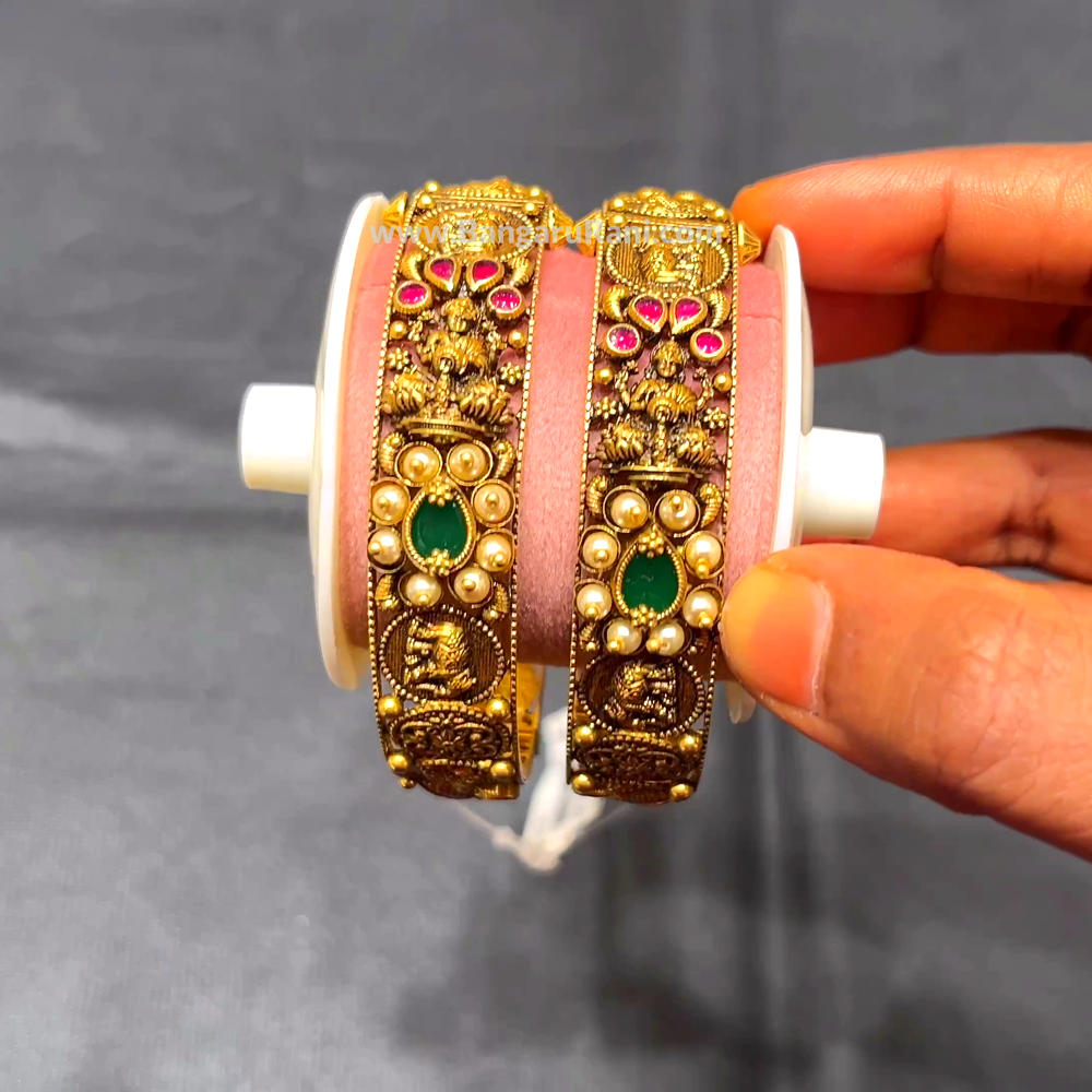 Anu Jewellers 38.577gms BANGLES 22K Yellow Gold