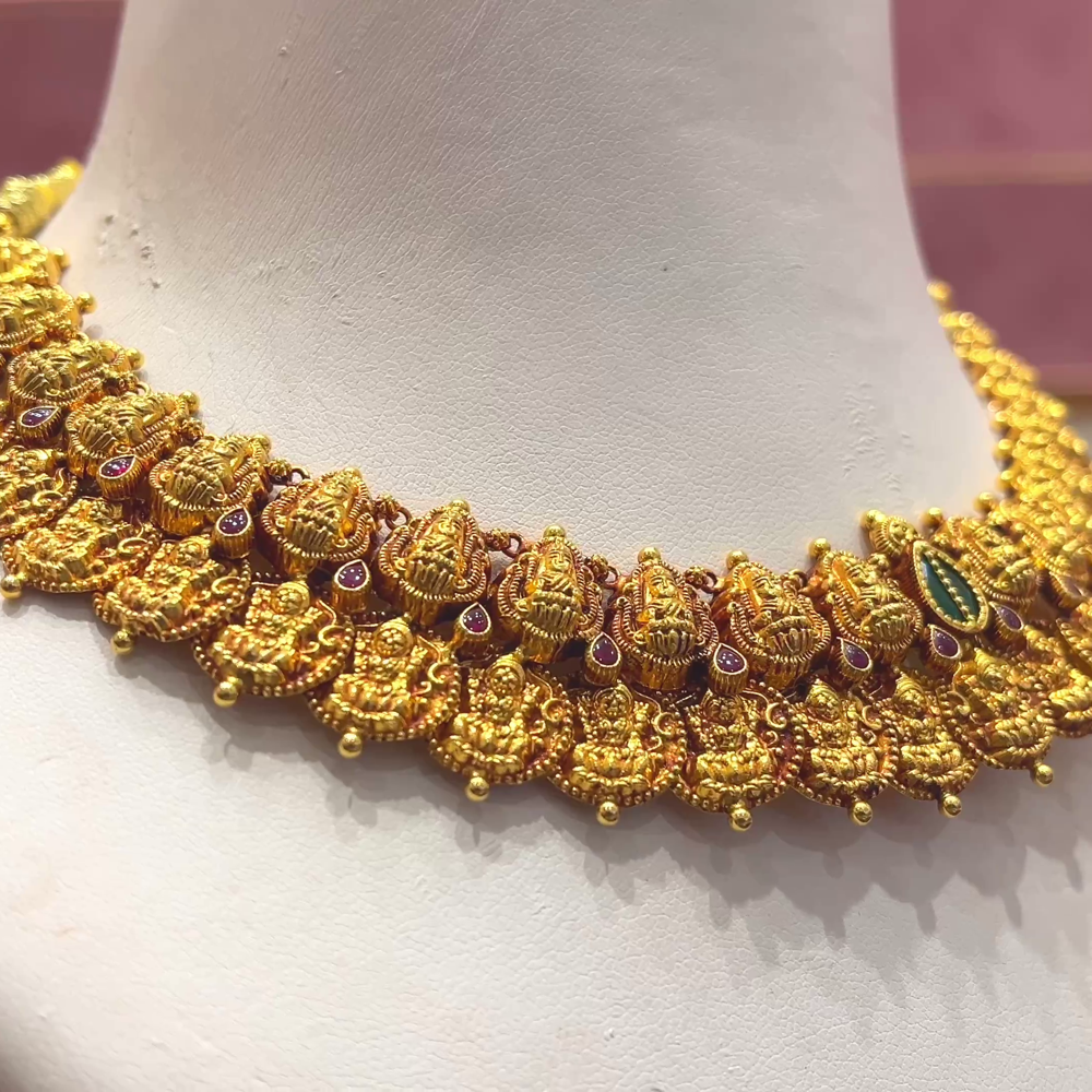 Anu Jewellers 22.31gms NECKLACE 22K Yellow Gold