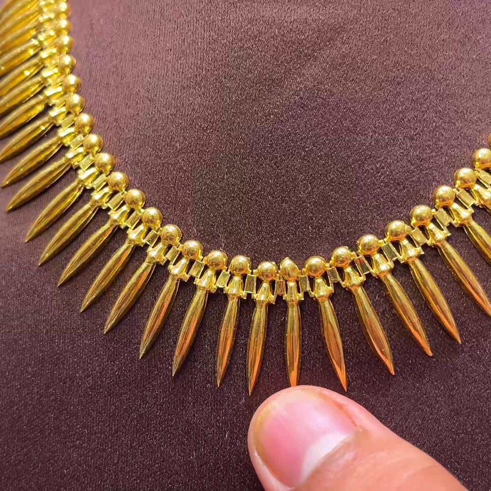 SwarnaKanchi 13.96gms NECKLACE 22K Yellow Gold