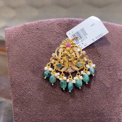 SRI RAM 8.042gms Pendent 22K Nakshi