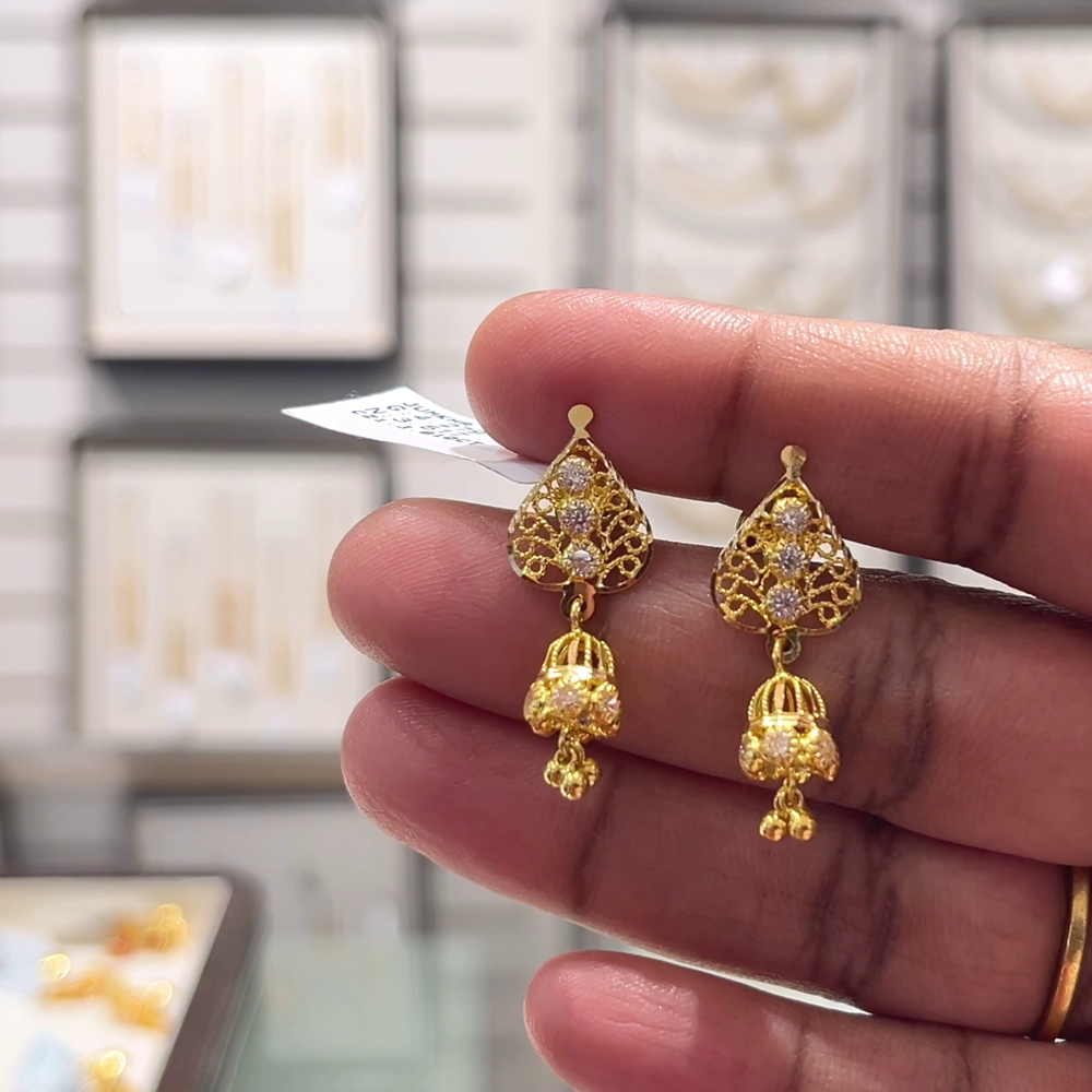 [make to order] 3.517gms EARRINGS 22K