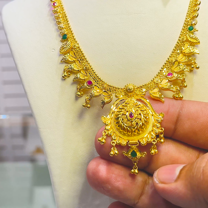 SOUTH INDIA 16.99gms NECKLACE 22K Yellow Gold