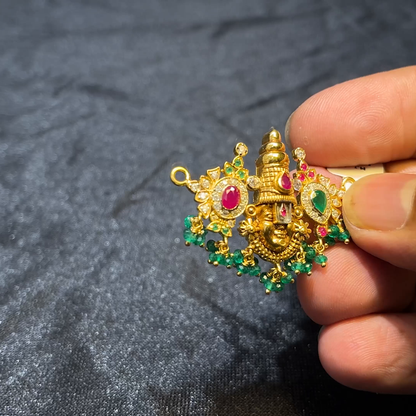 MUKUNDA JEWELLERS 6.962gms Pendent 22K Yellow Gold