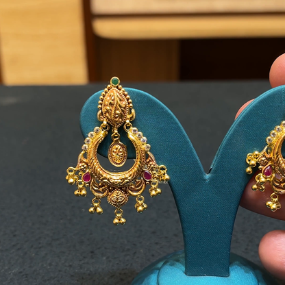 Chennai Shopping Mall 10.398gms EARRINGS 22K Yellow Gold