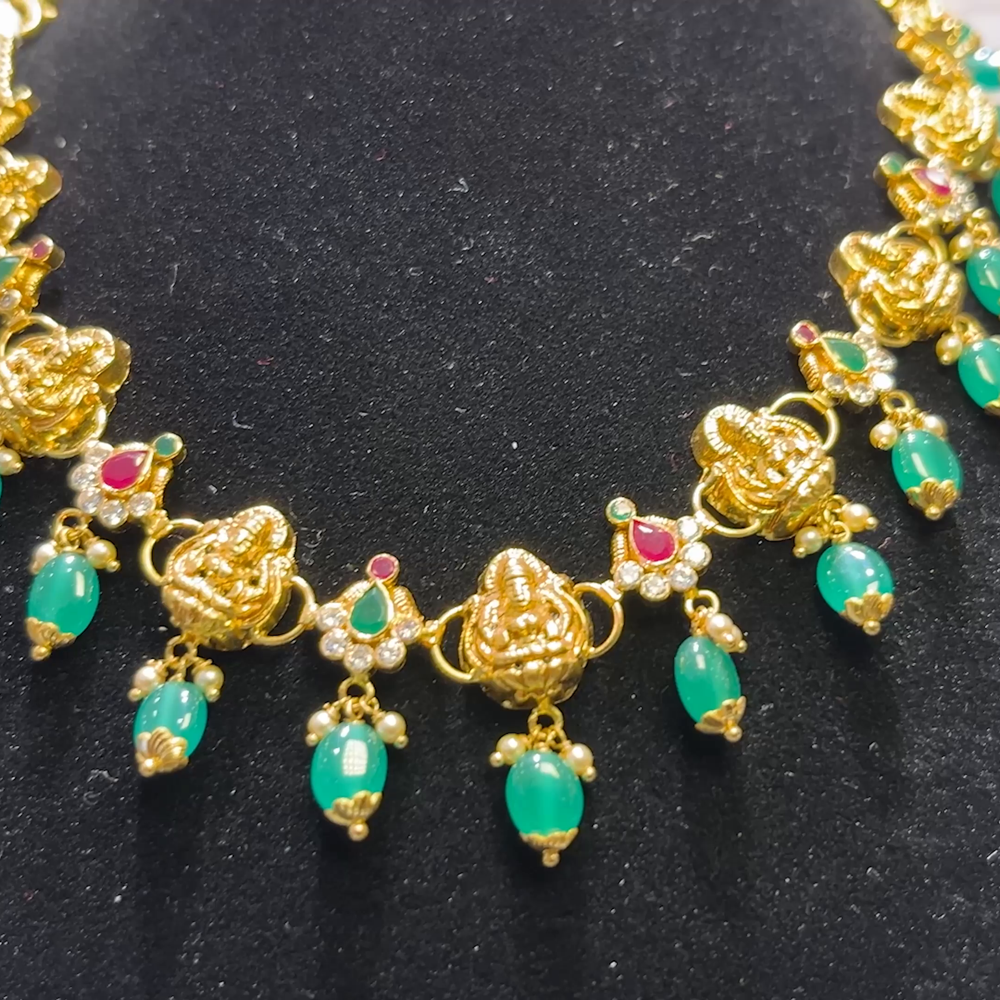 SOUTH INDIA 12.23gms NECKLACE 22K Yellow Gold