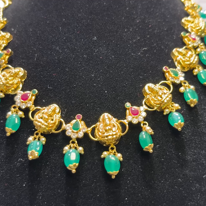 SOUTH INDIA 12.23gms NECKLACE 22K Yellow Gold