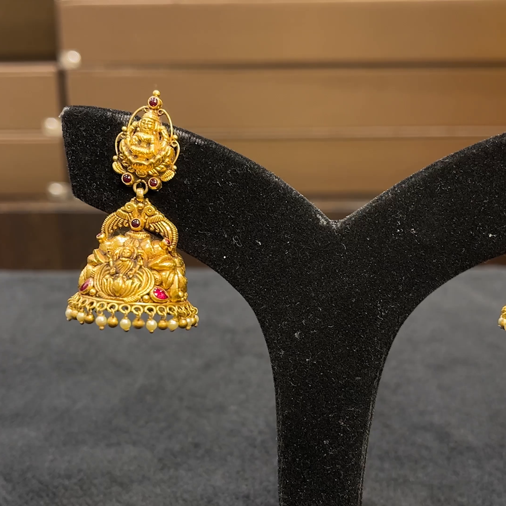 CHANDANA Brothers 18.6gms EARRINGS 22K Yellow Gold