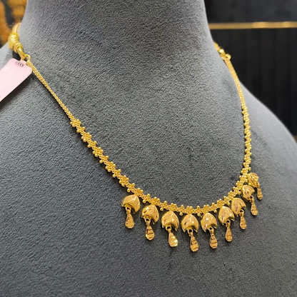 Kriya Jewellers 8.772gms NECKLACE 22K Yellow Gold