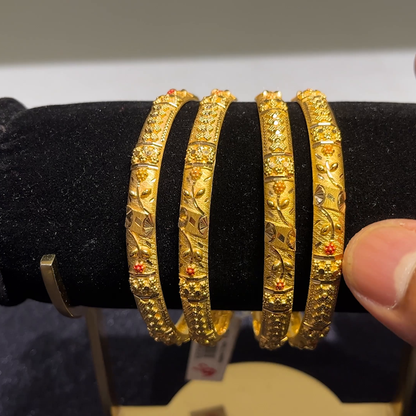 CMR 42.221gms BANGLES 22K Yellow Gold