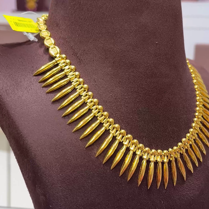 SwarnaKanchi 13.96gms NECKLACE 22K Yellow Gold