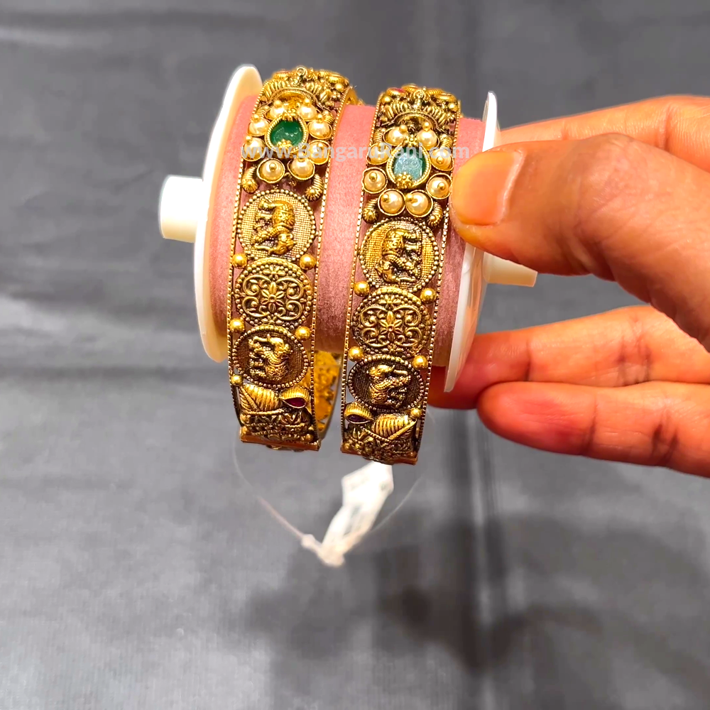 Anu Jewellers 38.577gms BANGLES 22K Yellow Gold
