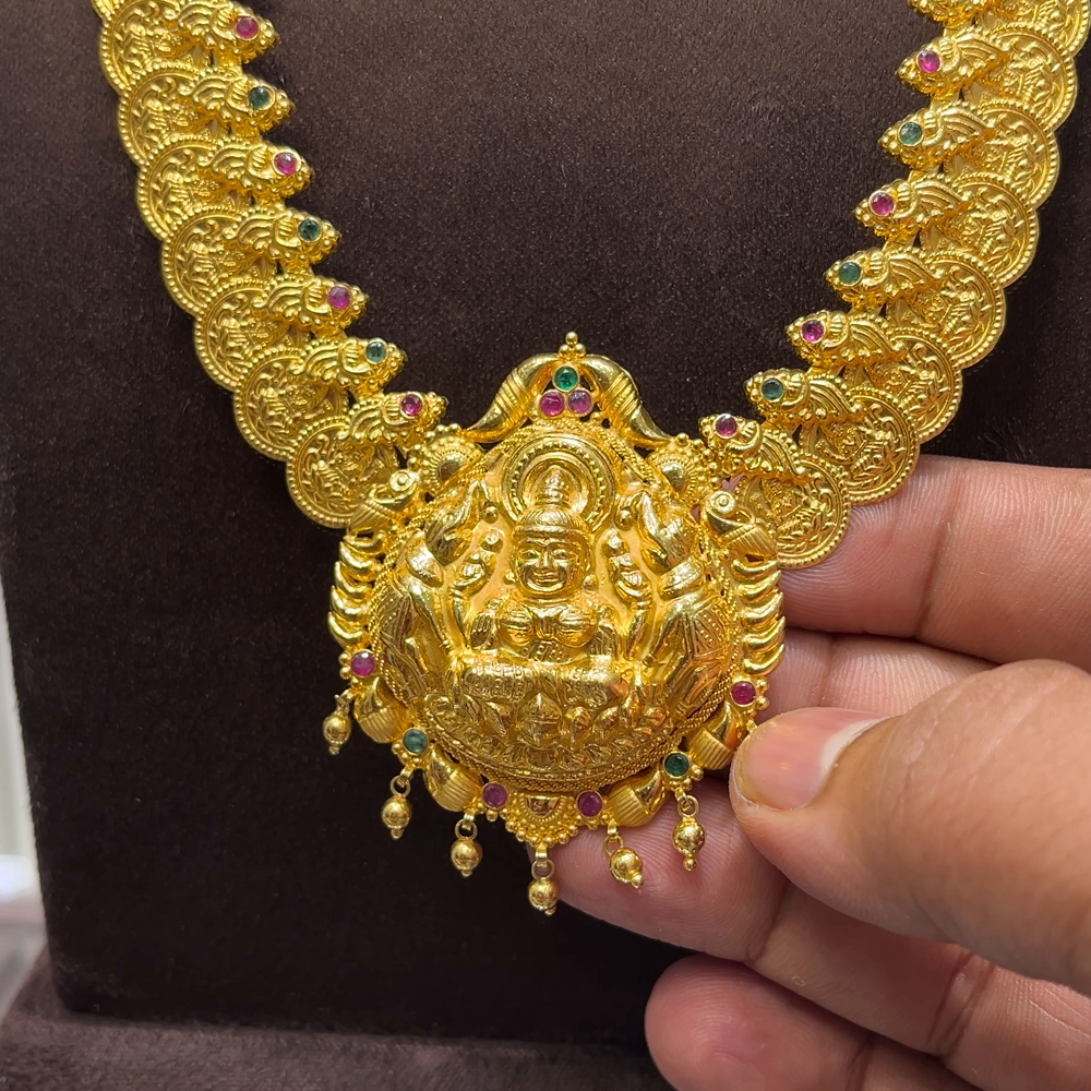 SwarnaKanchi 59.63gms HARAMS 22K Yellow Gold