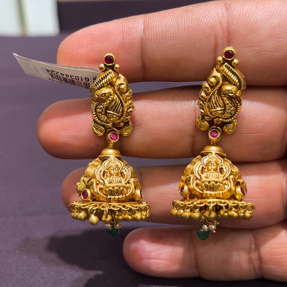 CMR 15.418gms EARRINGS 22K Yellow Gold