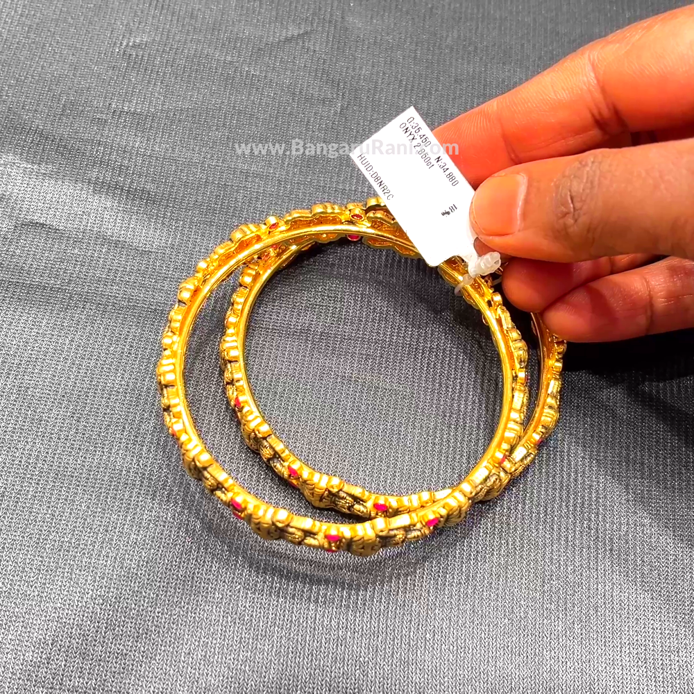 Anu Jewellers 34.88gms BANGLES 22K Yellow Gold