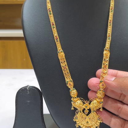 MUKUNDA JEWELLERS 32.864gms NECKLACE 22K Nakshi