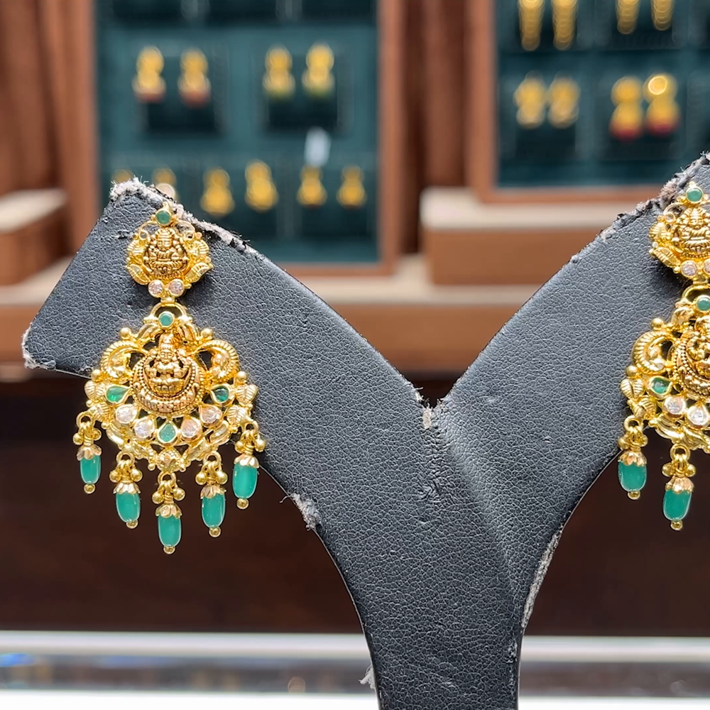 CMR 7.316gms EARRINGS 22K Yellow Gold