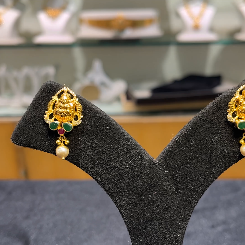 Anu Jewellers 4.475gms EARRINGS 22K Yellow Gold