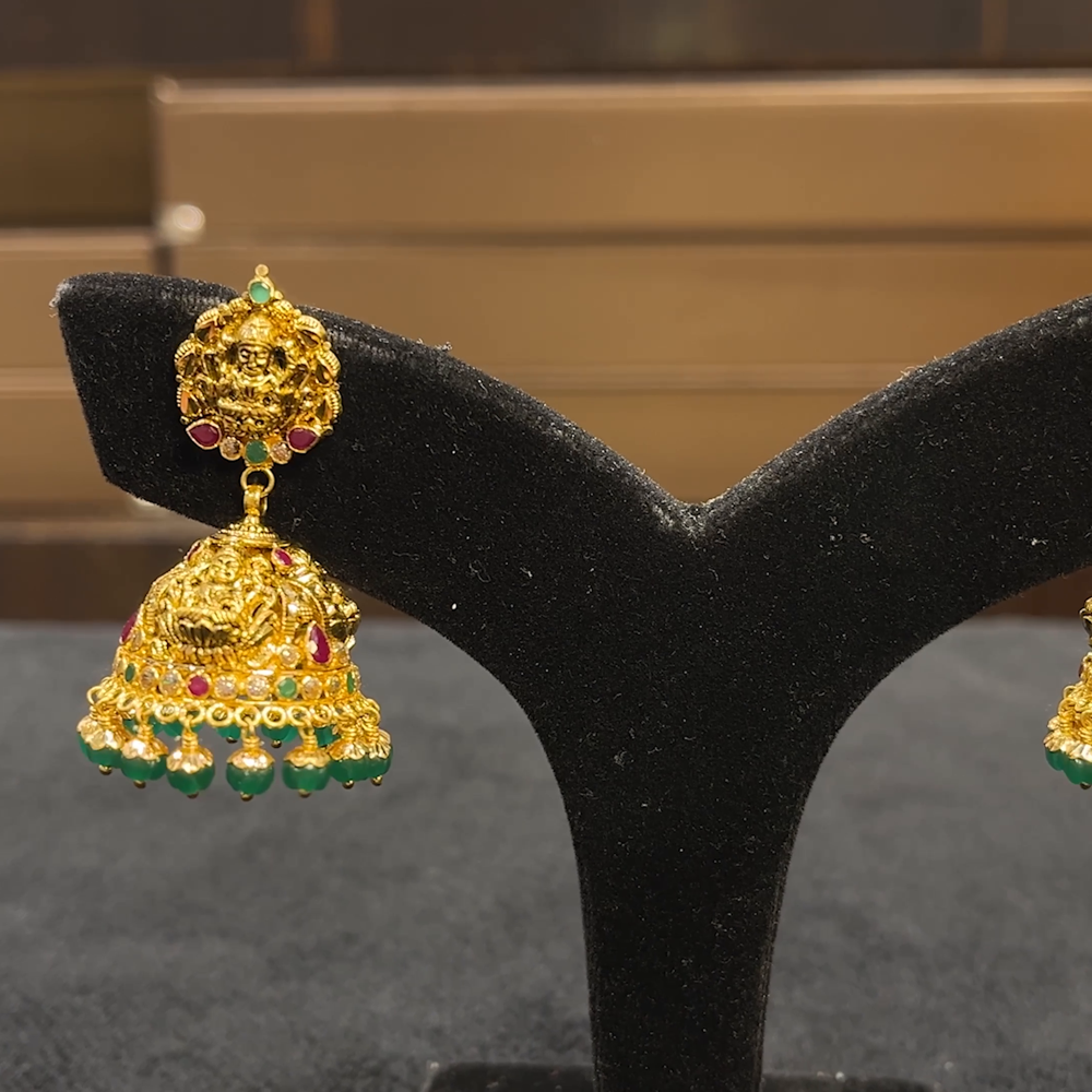 CHANDANA Brothers 21.595gms EARRINGS 22K Yellow Gold