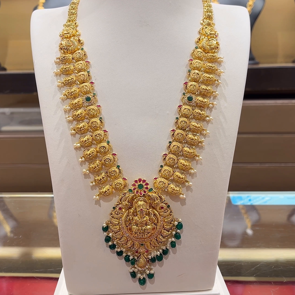 CHANDANA Brothers 57.51gms HARAMS 22K Yellow Gold