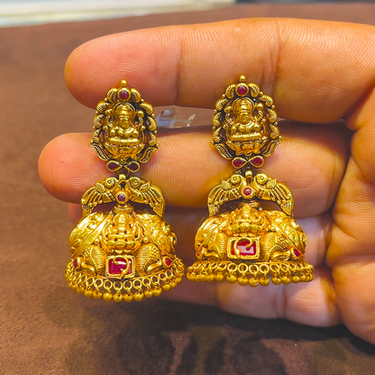 SRI RAM 16.973gms EARRINGS 22K Yellow Gold