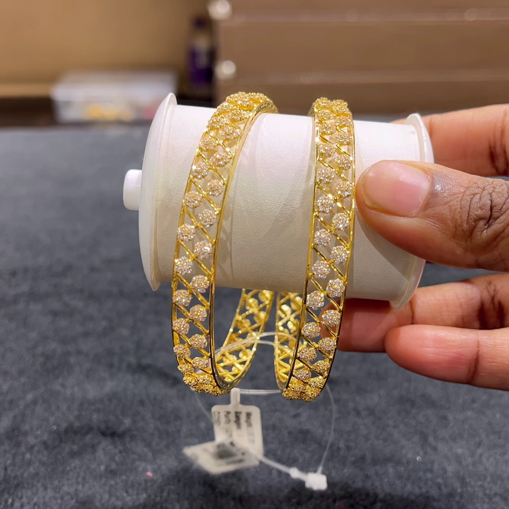 CHANDANA Brothers 34.93gms BANGLES 22K Yellow Gold