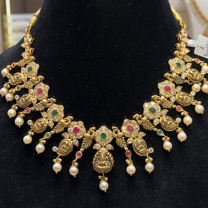 SOUTH INDIA 41.23gms NECKLACE 22K Yellow Gold