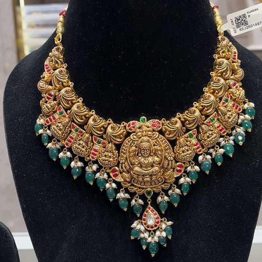 SOUTH INDIA 49.64gms NECKLACE 22K Yellow Gold