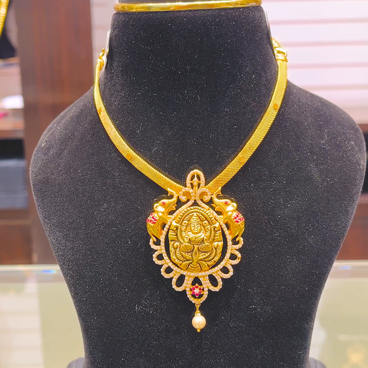 SOUTH INDIA 23.162gms NECKLACE 22K Yellow Gold