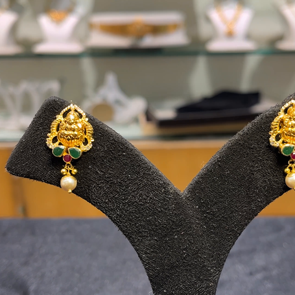 Anu Jewellers 4.475gms EARRINGS 22K Yellow Gold