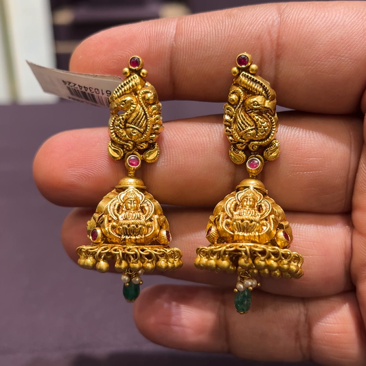 CMR 15.418gms EARRINGS 22K Yellow Gold