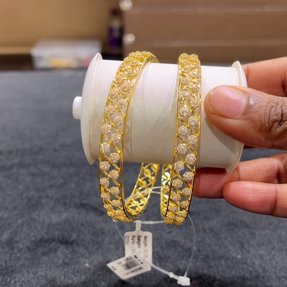 CHANDANA Brothers 34.93gms BANGLES 22K Yellow Gold