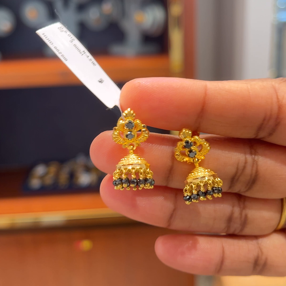 Anu Jewellers 4.292gms EARRINGS 22K Yellow Gold