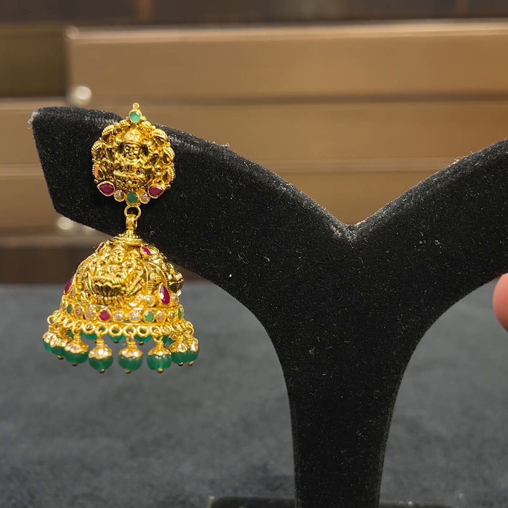 CHANDANA Brothers 21.595gms EARRINGS 22K Yellow Gold