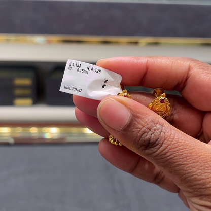 [make to order] 4.128gms EARRINGS 22K