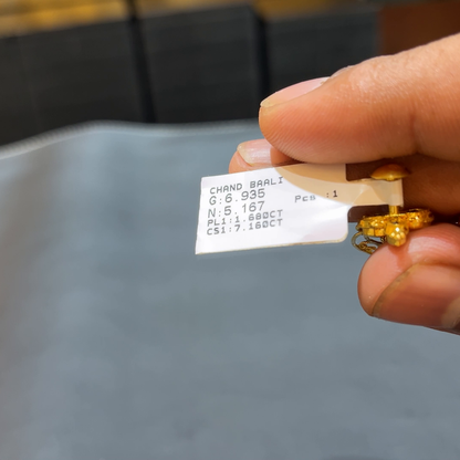 [make to order] 5.167gms EARRINGS 22K