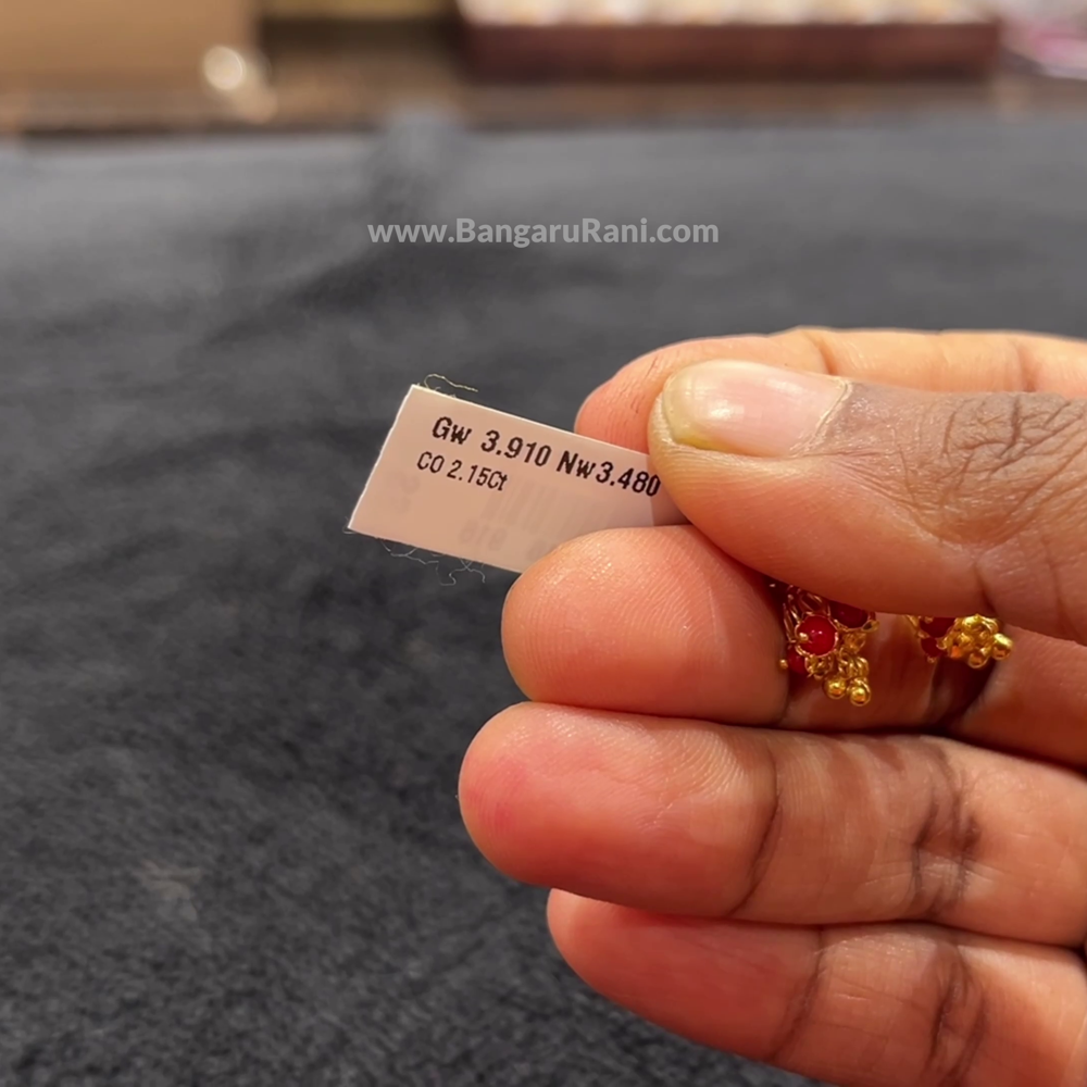 [make to order] 3.48gms EARRINGS 22K