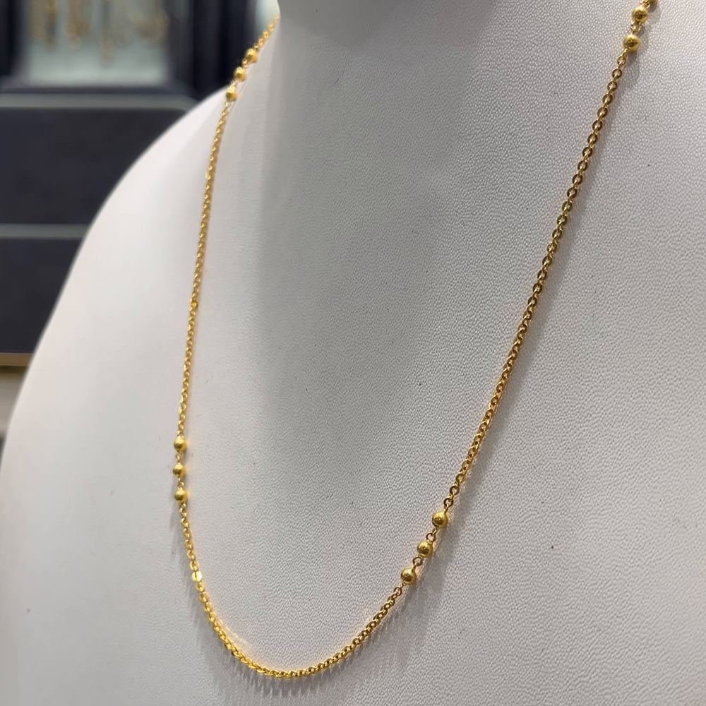 Anu Jewellers 4.5gms CHAINS 22K Yellow Gold