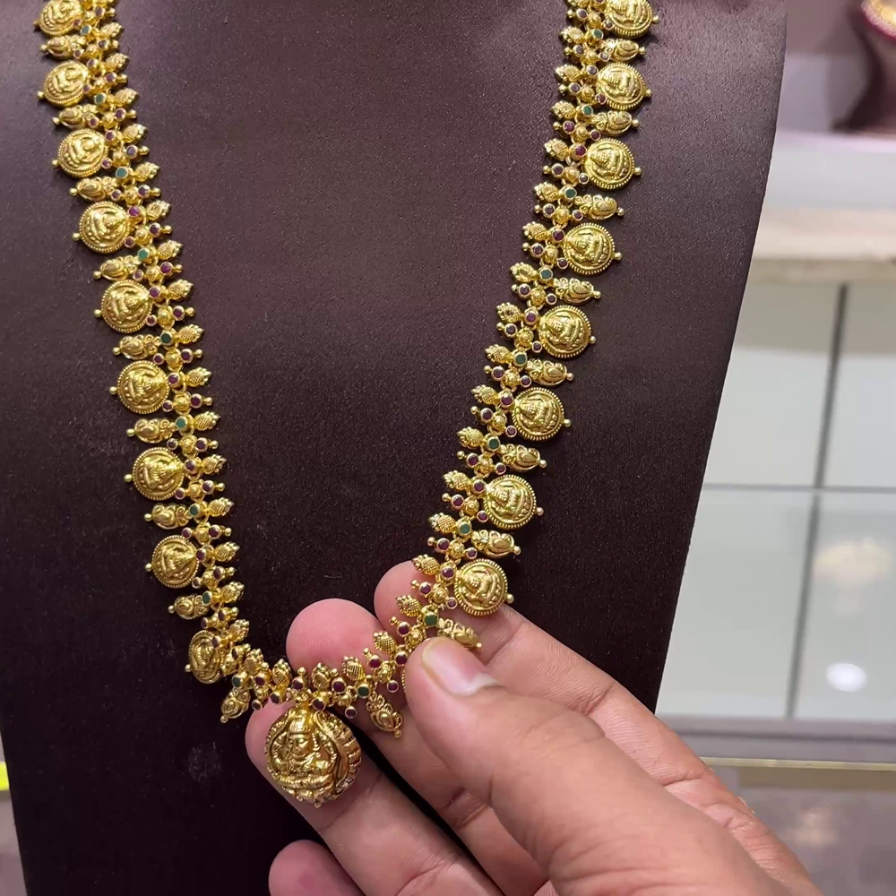 SwarnaKanchi 33.793gms HARAMS 22K Yellow Gold